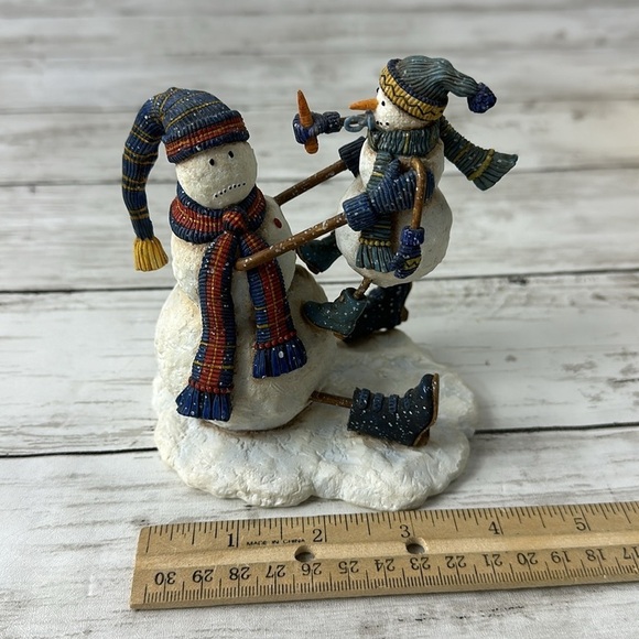 Wit & Whimsy Got your Nose Snowman Figurine 2004 Ned Young by Lang - Picture 8 of 10